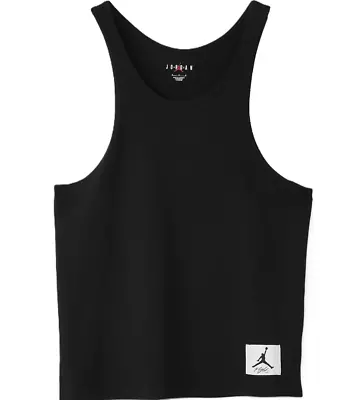 Nike Men's Air Jordan Essentials Statement Running Tank Top Black DX9585-010 H • $29.74