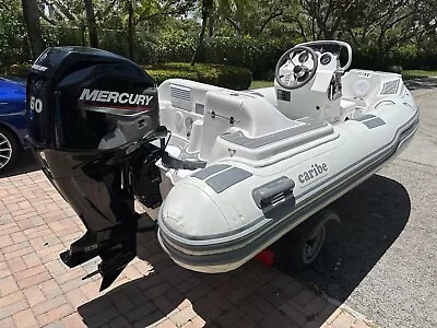 Inflatable Boat RIB Tender Dinghy New CARIBE 13 FT 2022 W/new Mercury 60 HP 2023 • $26000