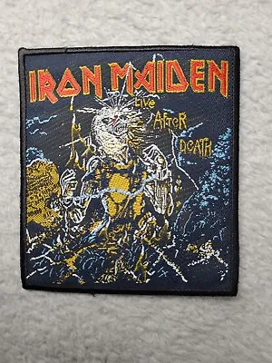 Iron Maiden Seventh Live After Death Vintage 1985 Patch Badge - 90x100mm • $24.88