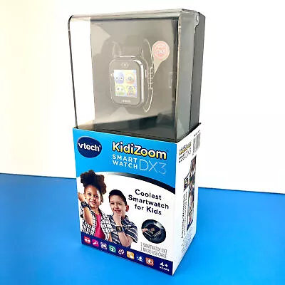 New Vtech Kidizoom Smart Watch DX3 Smartwatch For Kids Touch Screen Black FreeSH • $29