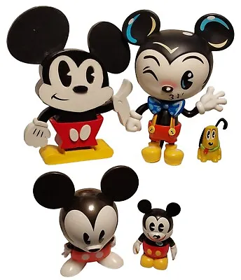 Set Of 4 Disney Mickey Mouse Figures Funko Miss Mindy Creator Short Vinylmation • $32
