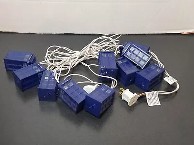$24.95 • Buy Doctor Who Tardis Police Call Box String Lights - Tested / Working - 9 Ft Bbc
