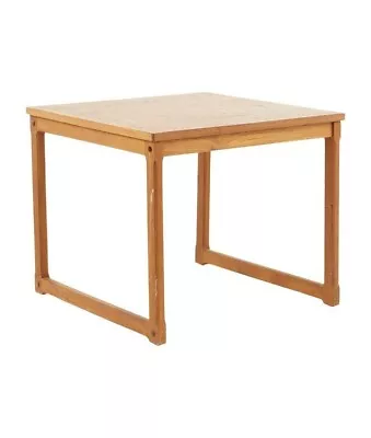 Mid Century Square Teak Side End Table • $1147