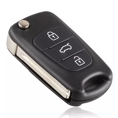 For Hyundai I20/I30/IX35/I35 Uncut Remote Folding Key Shell Case 3 Button Fob • $5.59