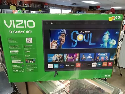 Vizio D-SERIES  40   (1080p) LED Smart TV (D40F-J09) SEALED NEW • $199.66