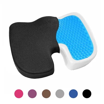 $23.98 • Buy Memory Foam Cooling Gel Seat Cushion Car Seat Chair Pillow Coccyx Orthopedic 