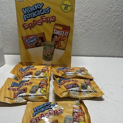 2011 WACKY PACKAGES SERIES 1 ERASERS UNOPENED Plus Original Box • $50