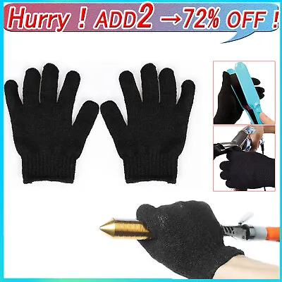 Heat Resistant Curling Protective Gloves Styling Straightener Salon Hair Curler • £2.92