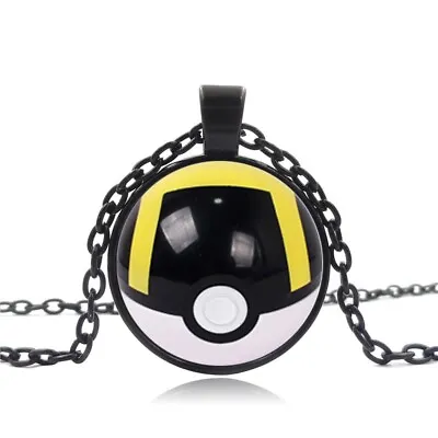 £6.99 • Buy Pokemon Go 28mm Large Ultra Ball Pokeball Necklace Pendant Charm Pikachu Valor