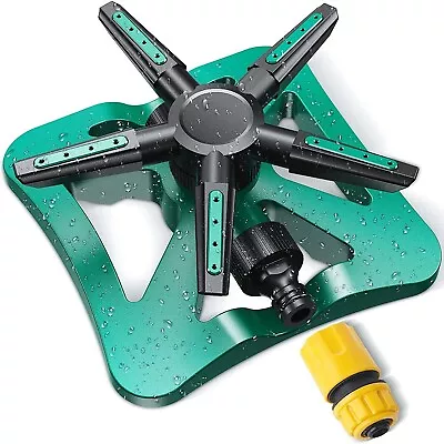 360° Rotation Auto Irrigation System Garden Lawn Sprinkler Patio Save Water USA • $11.98