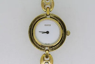 Vintage Gucci 11/12.2 Gold Tone Bezel Change Watch • $400