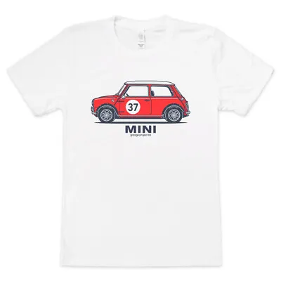 Classic Mini Cooper S Side Graphic Printed On Men's T-Shirt • $25.99