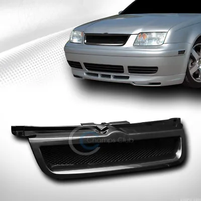 For 99-05 VW Jetta/Bora MK4 Glossy Black Aluminum Mesh Front Bumper Grill Grille • $48.95