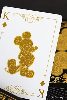 Bicycle Disney Mickey Mouse COLLECTABLE Playing Cards BLACK GILDED EDITION!  • $19.99