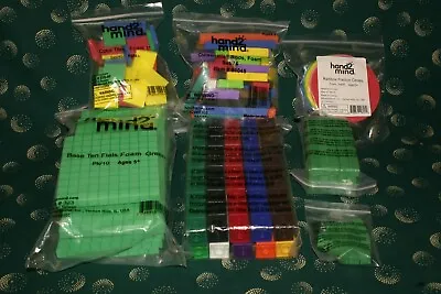 Hand 2 Mind Math Educational Learning Tiles Rods Snap Cubes Circles Foam Lot • $15.99