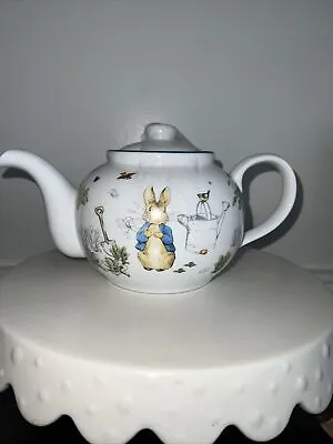 The World Of Beatrix Potter Peter Rabbit Teapot 32 Ounce NWT By Frederick Werne • $27.99