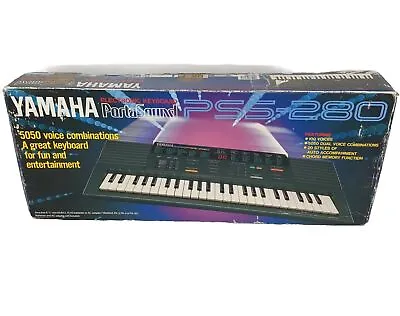 Yamaha PortsSound Analog Synth Keyboard PS-280 Vintage Electronic Piano Tested • $349.95