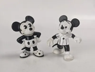 Mickey Mouse Vtg. Collectible Figurine 1984 Black White Pokadot Bully Germany • $10