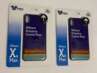 DISNEY PARKS D-TECH APPLE IPHONE Xs MAX CASE”WHERE DREAMS COME TRUE” ROAD SIGN • $17.88