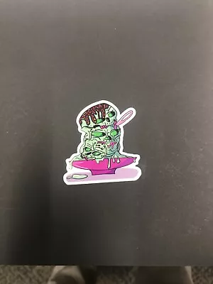 Zombie Ice Cream Bowl Bubble-free Stickers With Original Artwork Skateboard 2.5  • $3.50