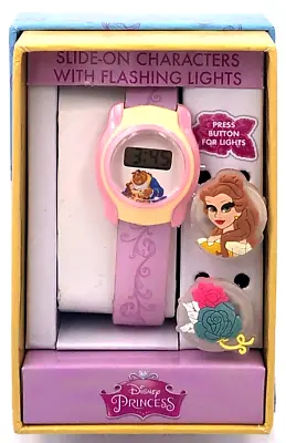 $12 • Buy Disney Princess DABKD16036 LCD Watch With Flashing Lights And Slide-On Character