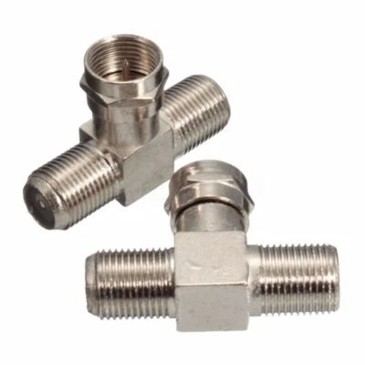 $5.56 • Buy 2PCS 2 Way F Splitter Combiner TV Virgin Cable Adapter Sky Satellite Freeview