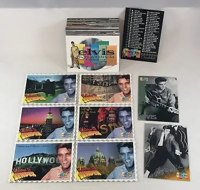 ELVIS PRESLEY PLATINUM COLLECTION: THE 50's Complete Card Set W/ 6 CHASE CARDS • $14