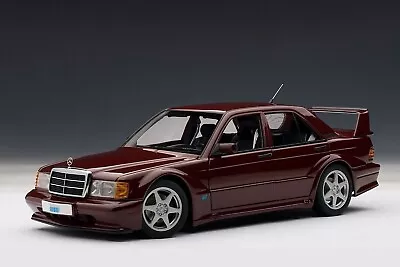 AUTOART MERCEDES 190E 2.5-16V EVOLUTION2 (BAROLO RED) 1:18*Brand New! RARE! • $1499