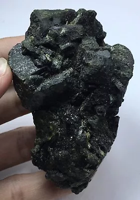 Magnetite Covered By Epidote Pseudomorph Crystal- Baluchistan Pakistan • $40