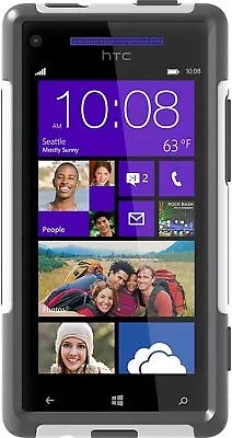 OtterBox Commuter Series Case For HTC Windows Phone 8X -- White 77-24082 NEW • $5.99