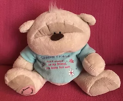 £8.99 • Buy Fizzy Moon Funny “Special Friend” Cream Bear Soft Plush Toy 7.5” Paper Island