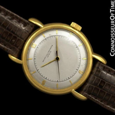 $3895 • Buy 1940's VACHERON & CONSTANTIN Vintage Mens Tear Drop 18K Gold - Minty W/ Warranty