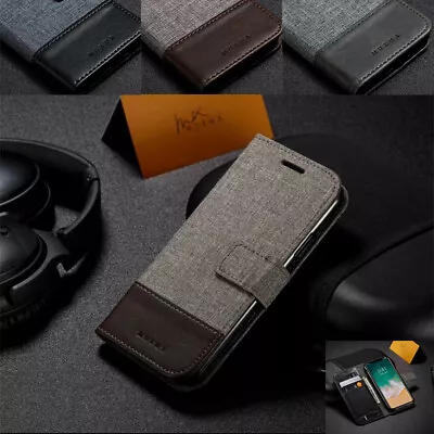 $14.39 • Buy Magnetic Flip Canvas Wallet Stand Case Cover For Sony Xperia XA Ultra / XZ L1