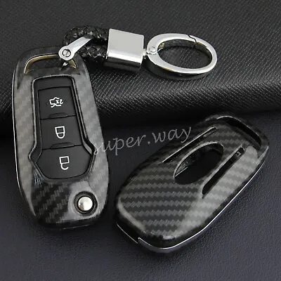 For Ford Mondeo Ecosport Explorer Ranger Hard Car Key Shell Chain Fob Cover Case • $25.92