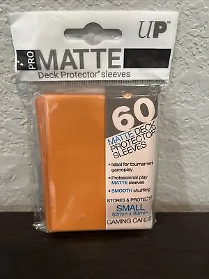 Ultra Pro Matte Card Sleeves 60 Ct Orange CCG • $6.99