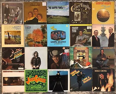 Country Lot Lp Vinyl Records The Carter Family Mother Maybelle Kristofferson • $50