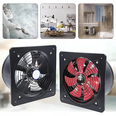 12  16  Axial Exhaust Fan Ventilation Extractor Fan Wall-Mounted Square Blower • $63.90