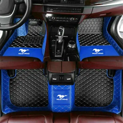 Fit For Ford Mustang 2000-2023 Custom Car Floor Mats Luxury Carpets Waterproof • $35