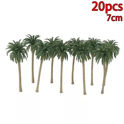 Miniature 20Pcs Coconut Palm Model Trees For Psychological Teaching 1 150 Scale • £7.36