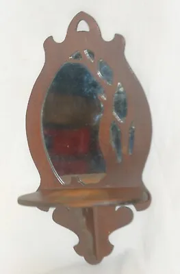 Mirrored Wooden Figurine Shelf • $29.99
