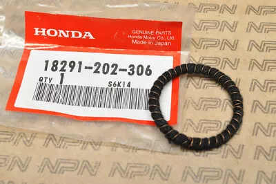 NOS Honda CA95 CB92 CL125 SS125 Exhaust Muffler Pipe Gasket 18291-202-306 • $32.99