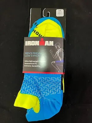 Wigwam Ironman Prevail Low 3-Pack Running Socks Irregular • $19