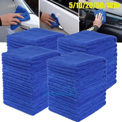 Lot Microfiber Cleaning Cloth Towel Rag Car Polishing No Scratch Auto Detailing • $7.59