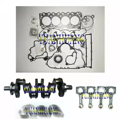 For Kubota Tractor V3307 Crankshaft Main Rod Bearing Con Rod Engine Gasket Kit • $1280.80