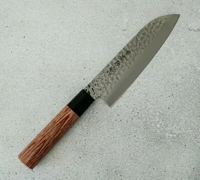 $124.50 • Buy SEKI KANETSUNE Hammered Forge Premium Japanese Knife Santoku Chef Knife AU Stock