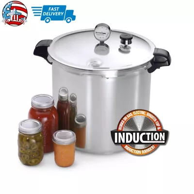 23 Qt Pressure Canner / Cooker Stainless Steel 01781  Silver • $117.85