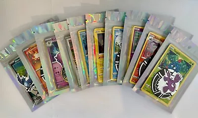 Pokémon Party Favors - 10 Pack Kids Birthday Party Goodie Bag 8 Cards Pre-Made • $17.99