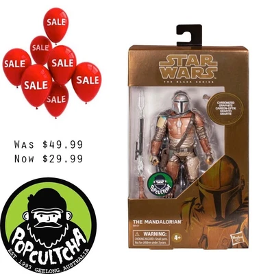 $29.99 • Buy Star Wars - The Mandalorian Carbonized 6” Black Series Action Figure * New *