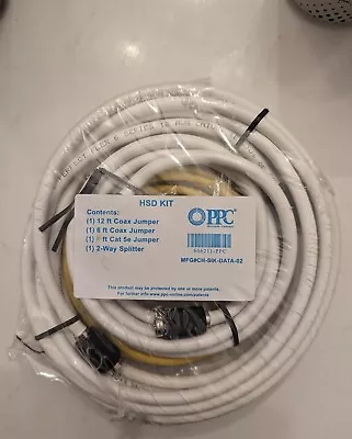HSD Kit (Ethernet & Coax Cables Plus Splitter) • $1.99