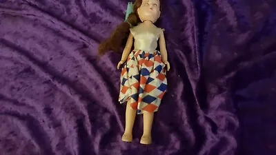 Vintage AMERICAN MID-CENTURY 1950's 1960's 1970's DOLL 7.5 Inches FLIPPING EYES! • $24.95